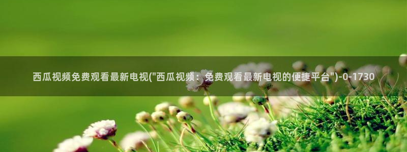 西瓜电影大全免费观看