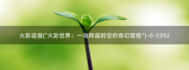 星辰动漫：火影动漫(\